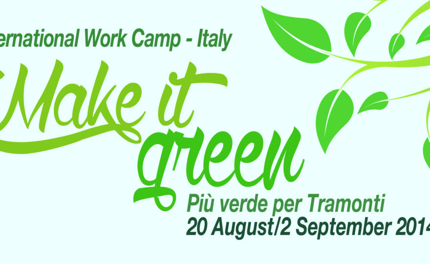 MAKE IT GREEN – Prima Edizione