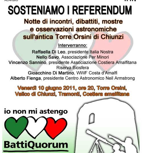 Sosteniamo i referendum