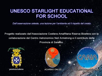 Unesco Starlight Educational for School: lezioni on line di astronomia per gli studenti della provincia di Salerno